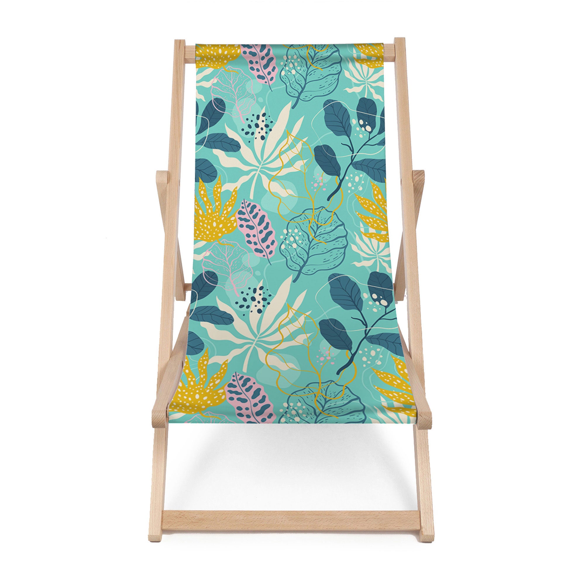 Leżak drewniany Abstract Exotic-M