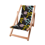 Wooden Deck Chair Abstract Garden Sketch