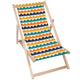 Leżak drewniany Abstract Half Dots-M