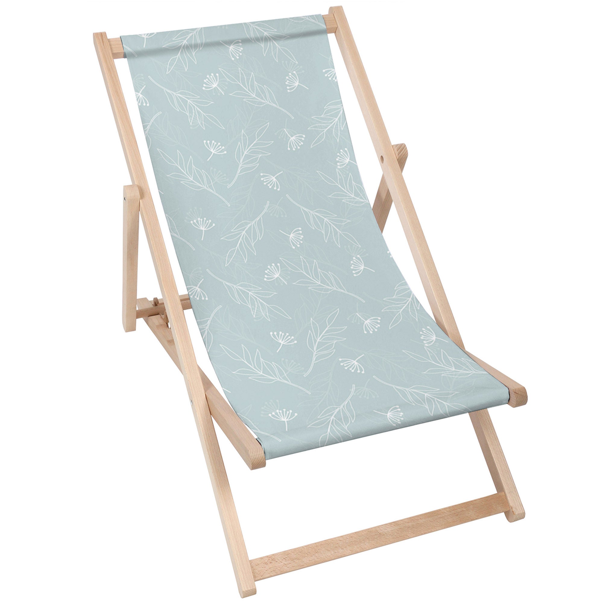 Wooden Deck Chair Blue Monday Morning-M