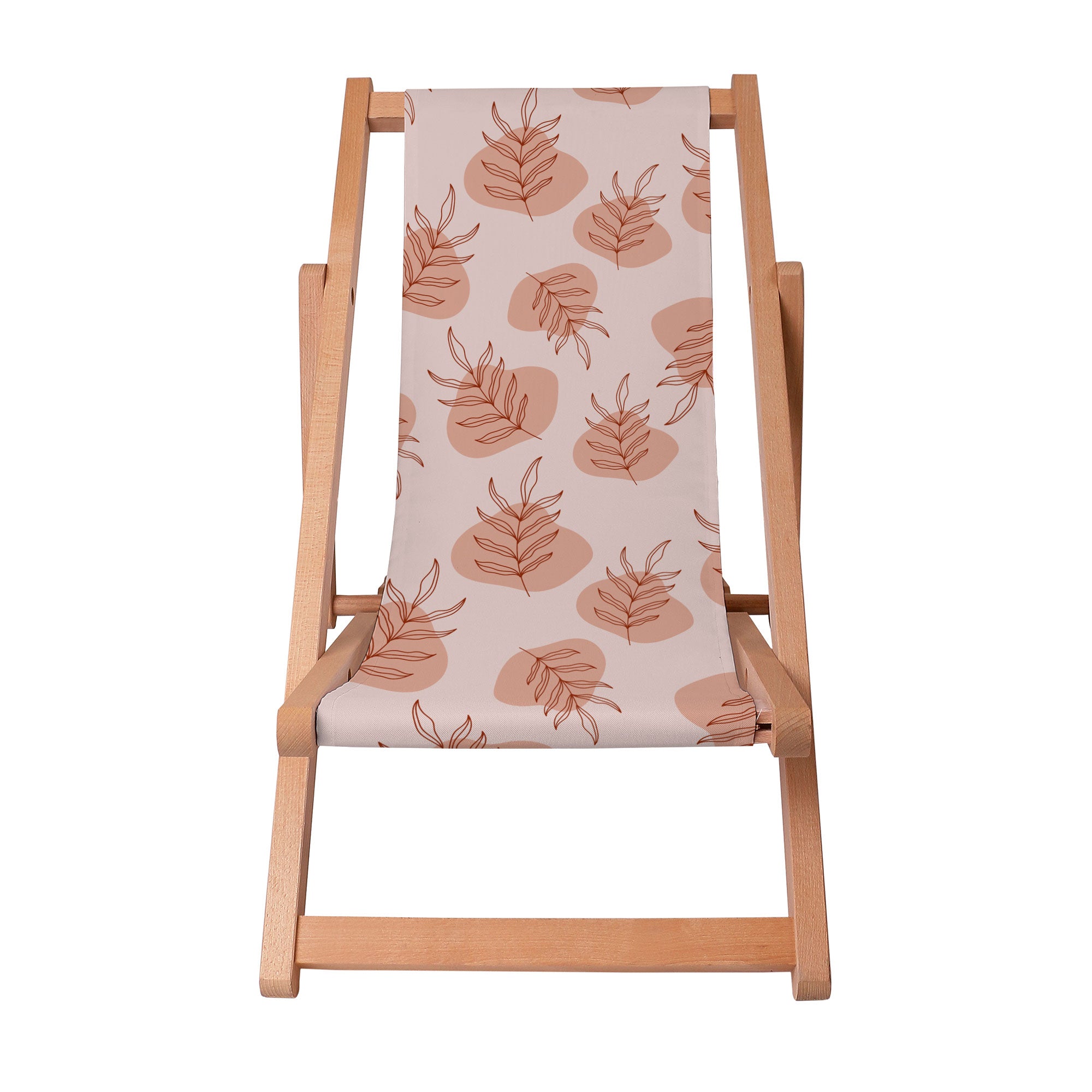 Leżak drewniany Botanical Flowers and Leaves-S