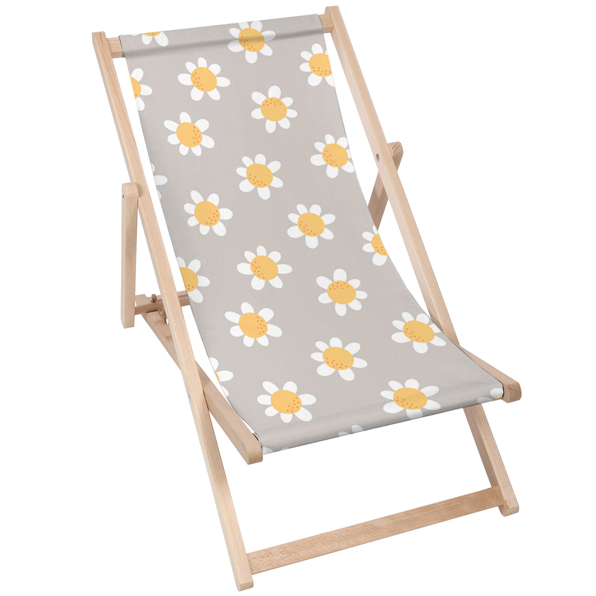 Leżak drewniany Daisies-M