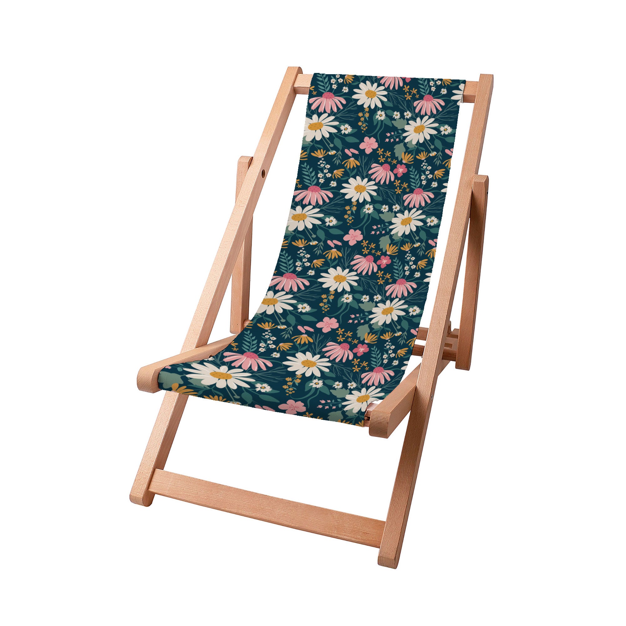 Leżak drewniany Daisy Meadow-S