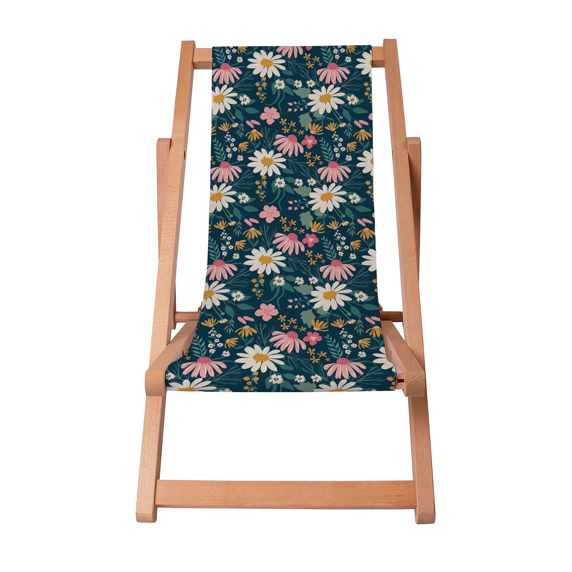 Leżak drewniany Daisy Meadow-S