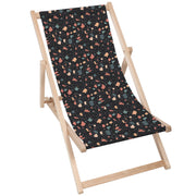 Leżak drewniany Dark Terrazzo-M