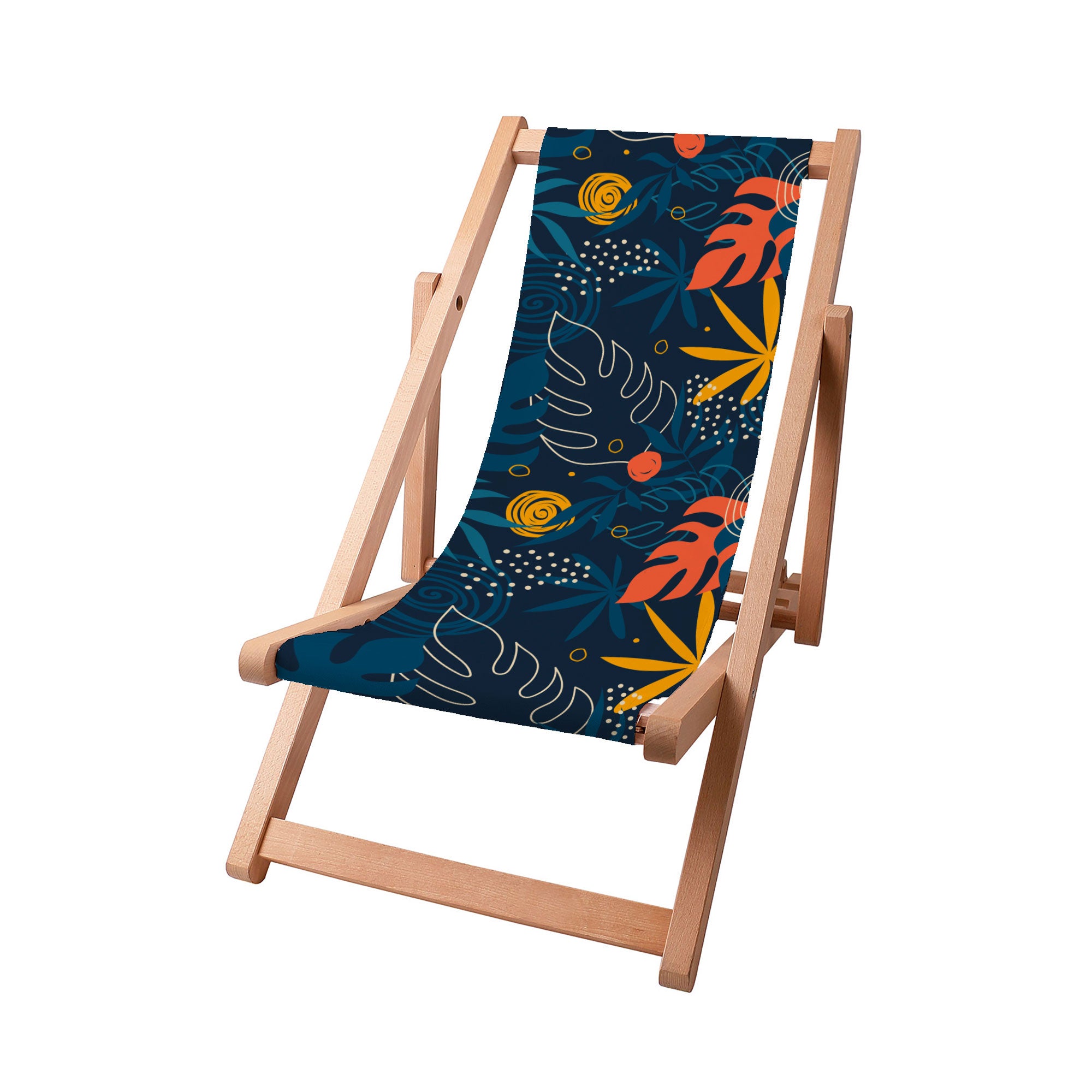 Leżak drewniany Doodle Exotic
