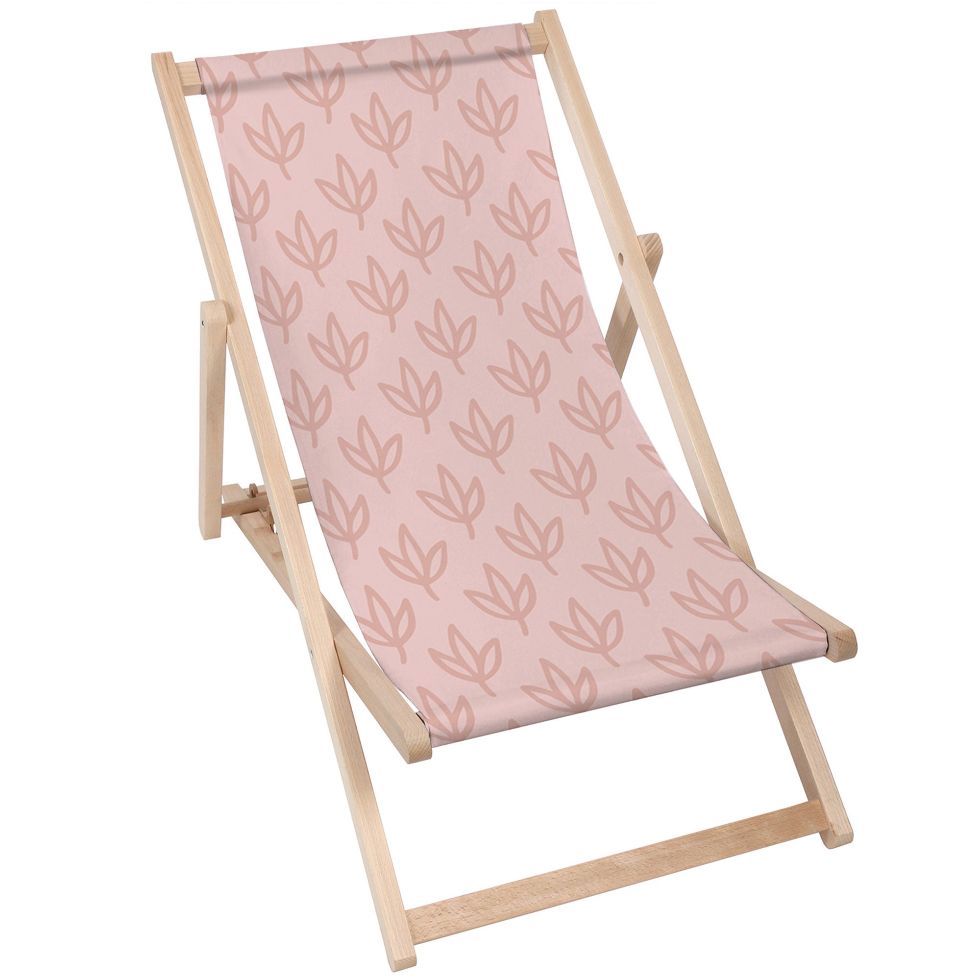 Leżak drewniany Doodle Patterns-M