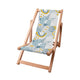 Drevené ležadlo Grey Floral Pattern-S
