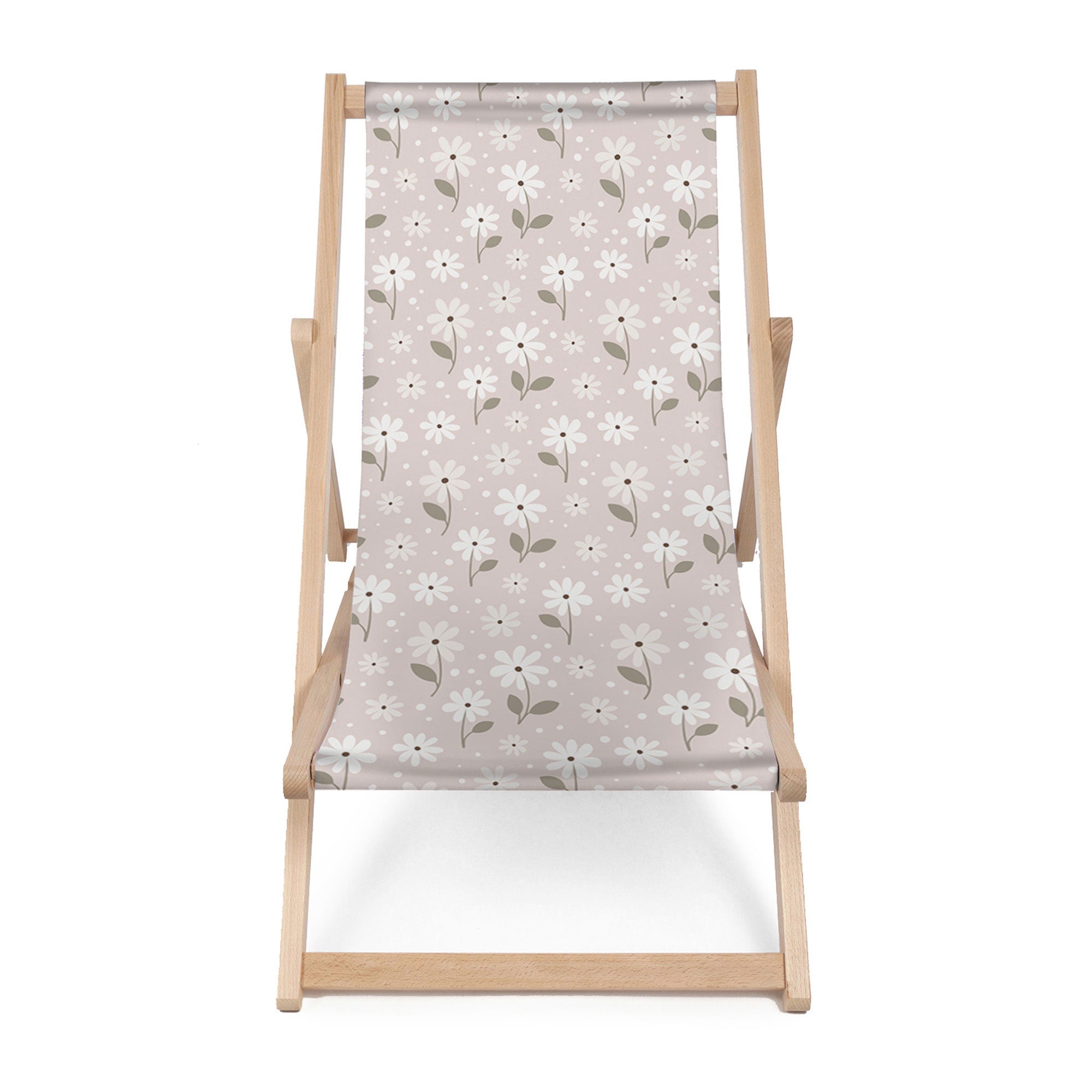 Leżak drewniany Light Flowers-M
