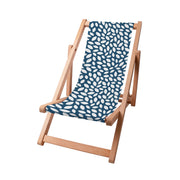 Leżak drewniany Small Navy Petal-S