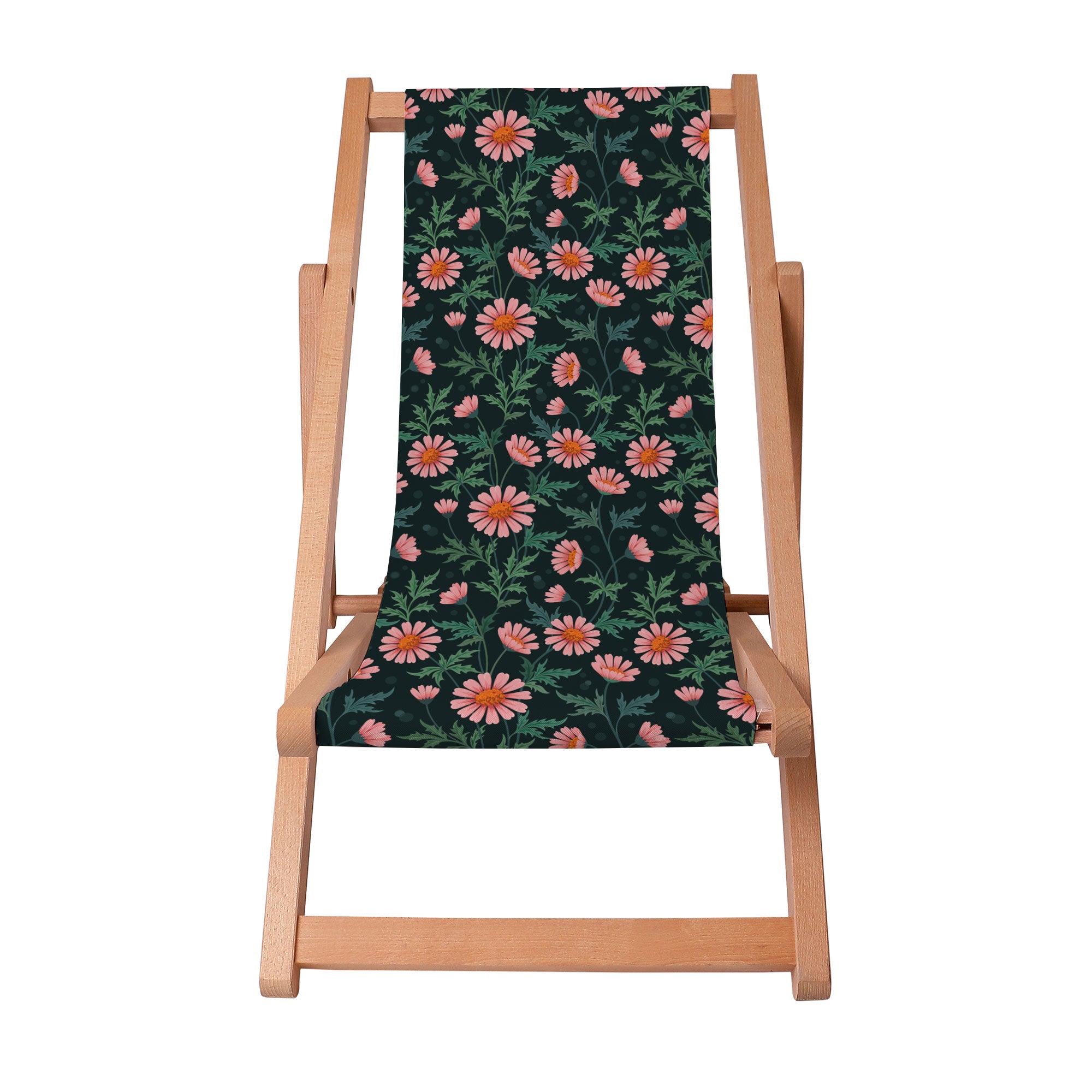 Leżak drewniany Oxeye Daisy-S