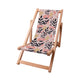 Leżak drewniany Pink and Navy Flowers-S