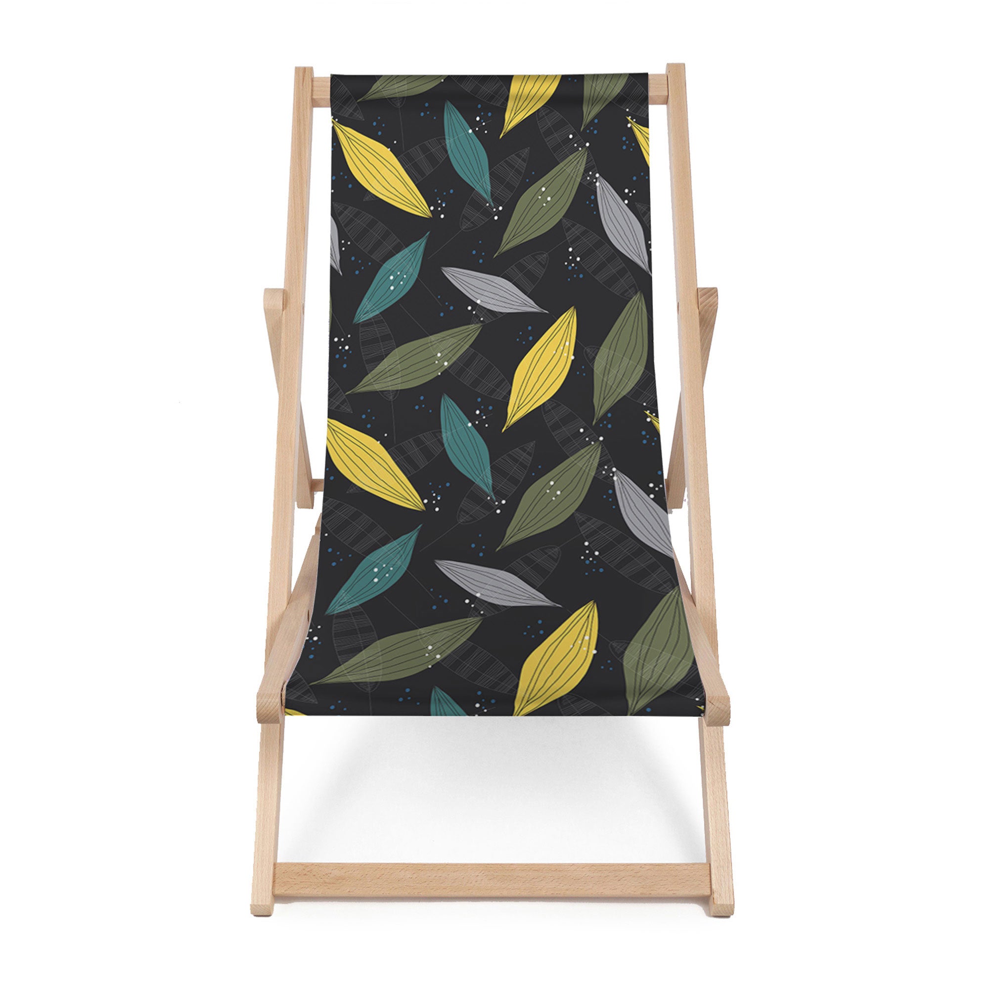 Leżak drewniany Simple Scandi Pattern-M