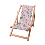 Dřevěné lehátko Sweet Leaves Pattern