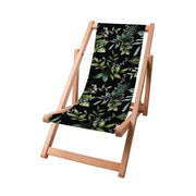 Leżak drewniany Watercolor Elegant Floral-S