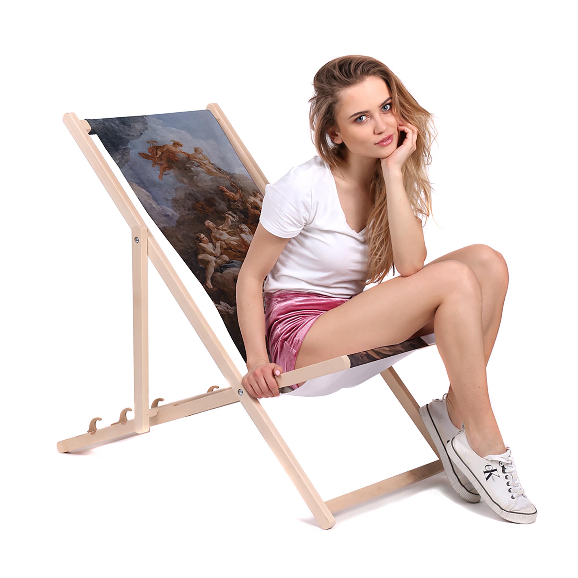 Leżak drewniany Art
