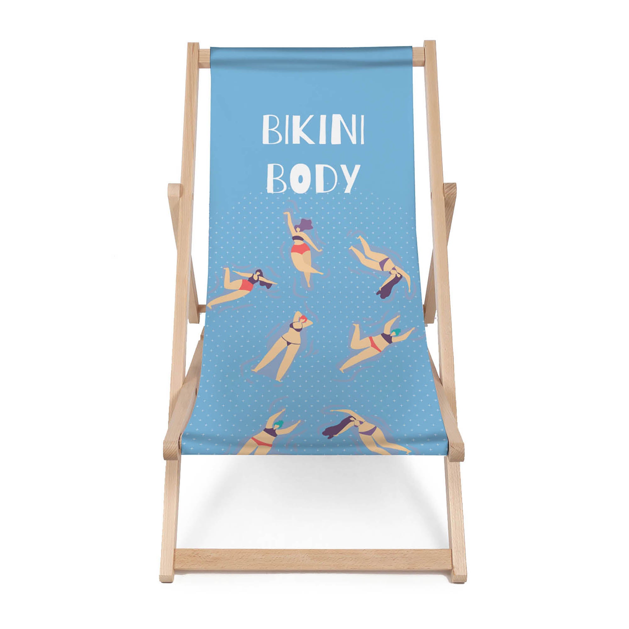 Leżak drewniany Bikini Body