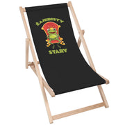 Wooden Deck Chair Awesome Old Guy