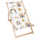 Wooden Deck Chair Cartoon Rainbow And Sun-M