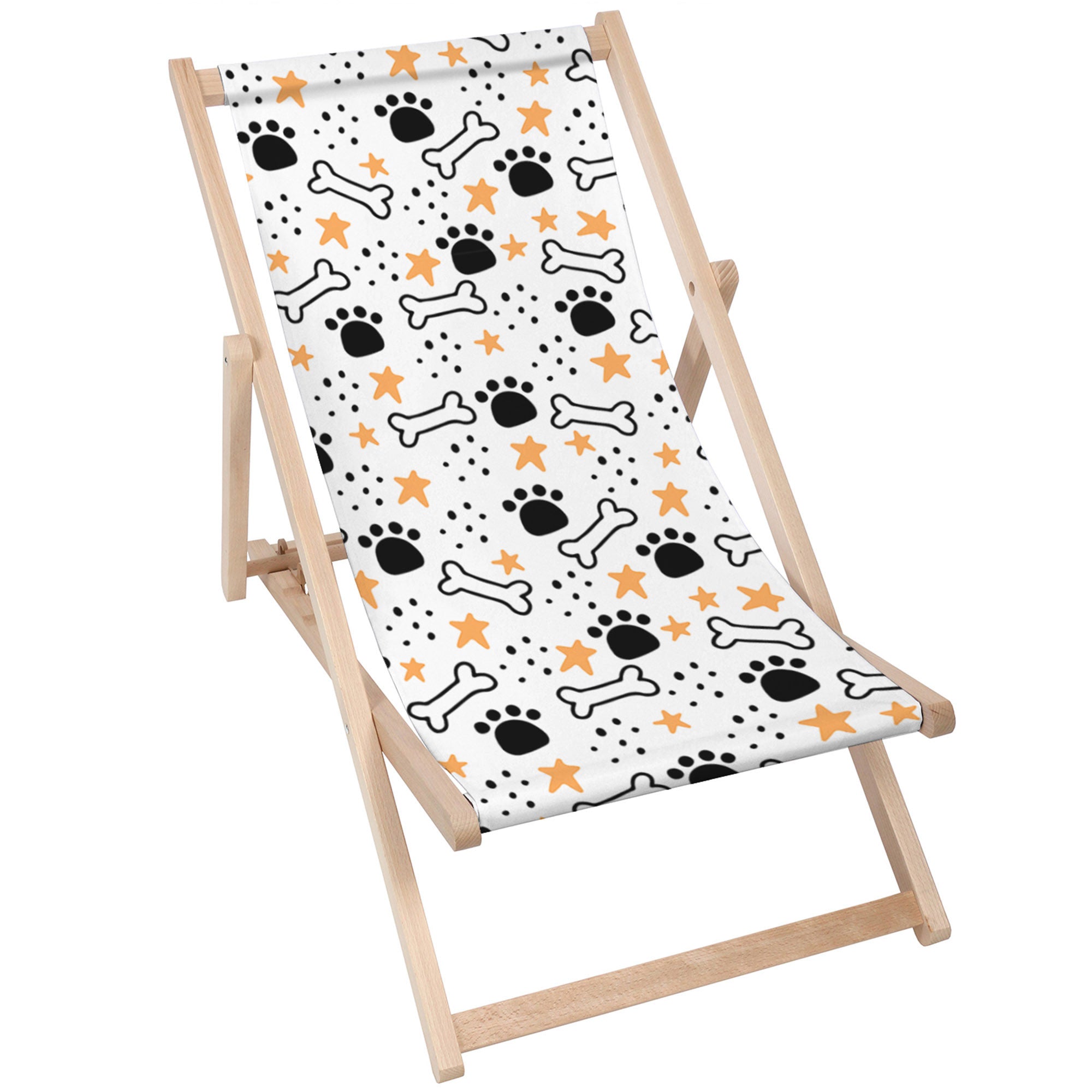 Leżak drewniany Puppy Bones-M