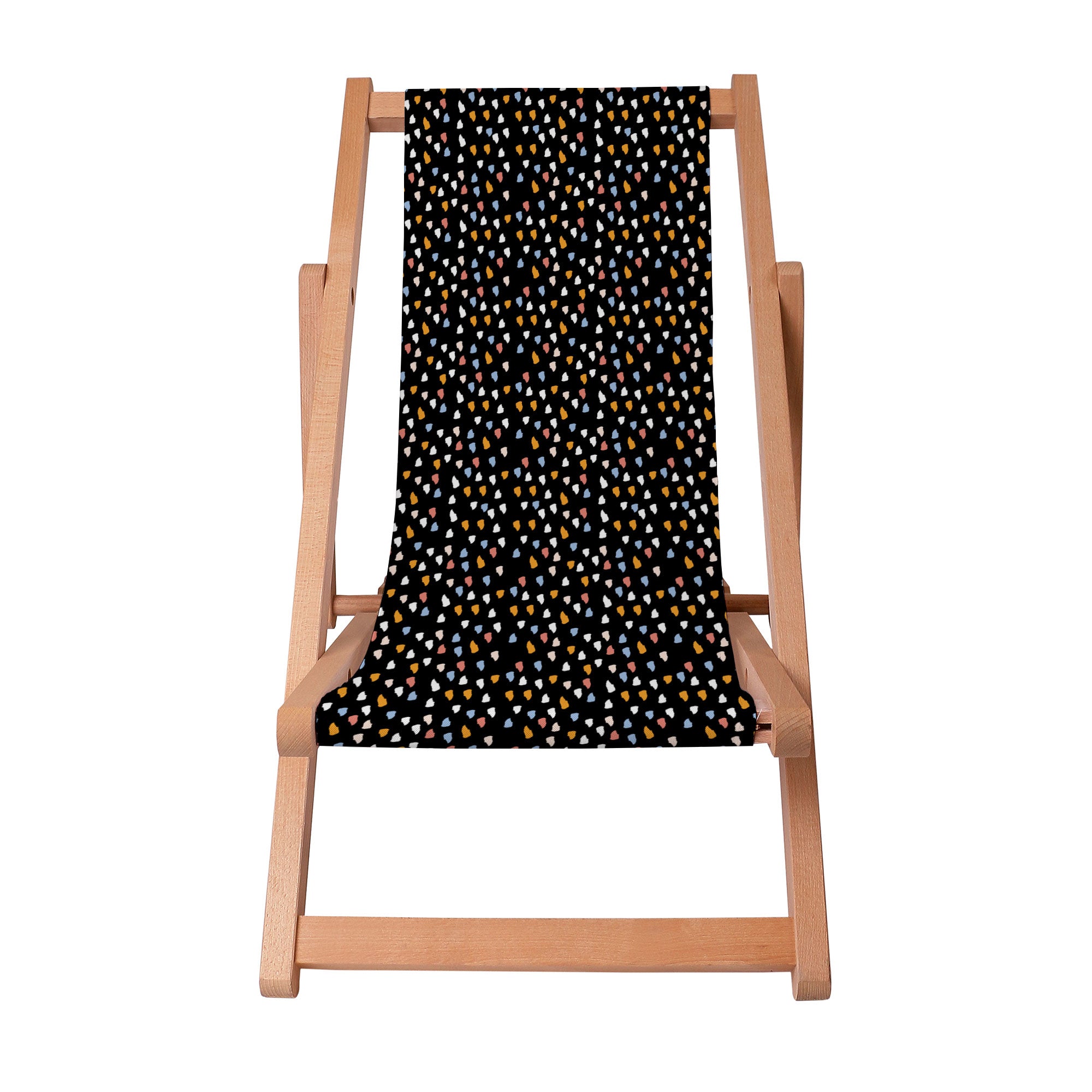 Leżak drewniany Abstract Design-S