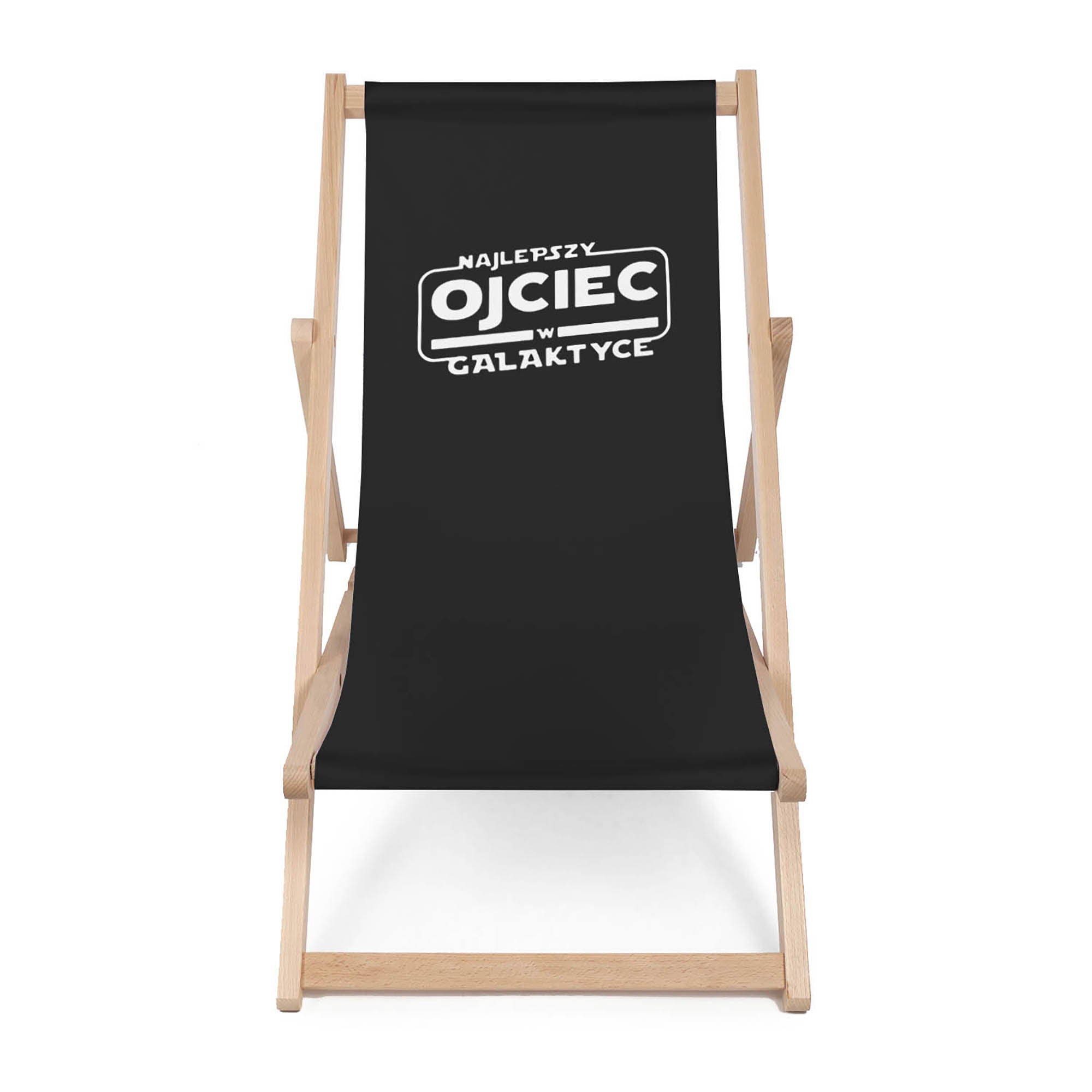 Wooden Deck Chair Best Dad in the Galaxy