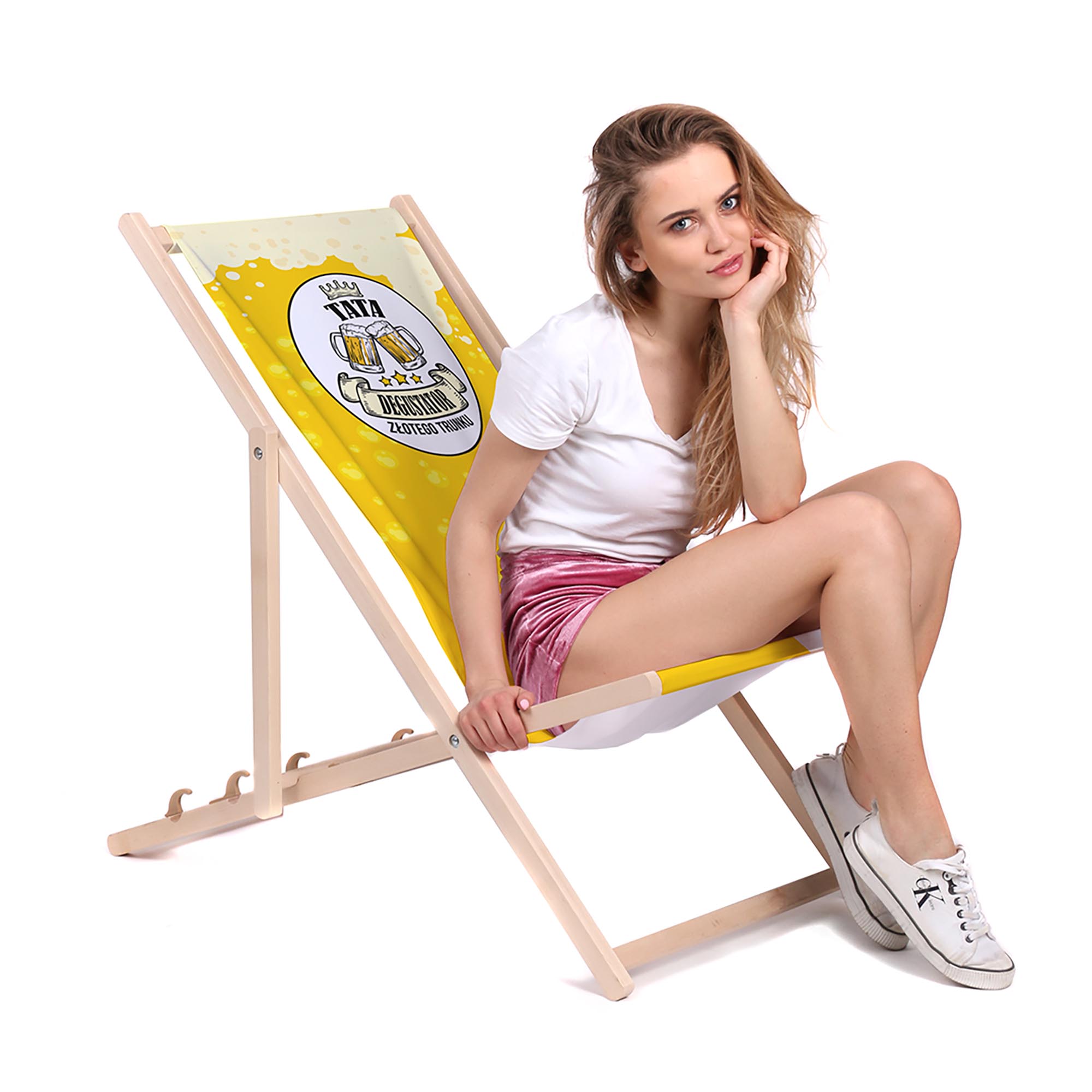 Leżak drewniany Tata Degustator