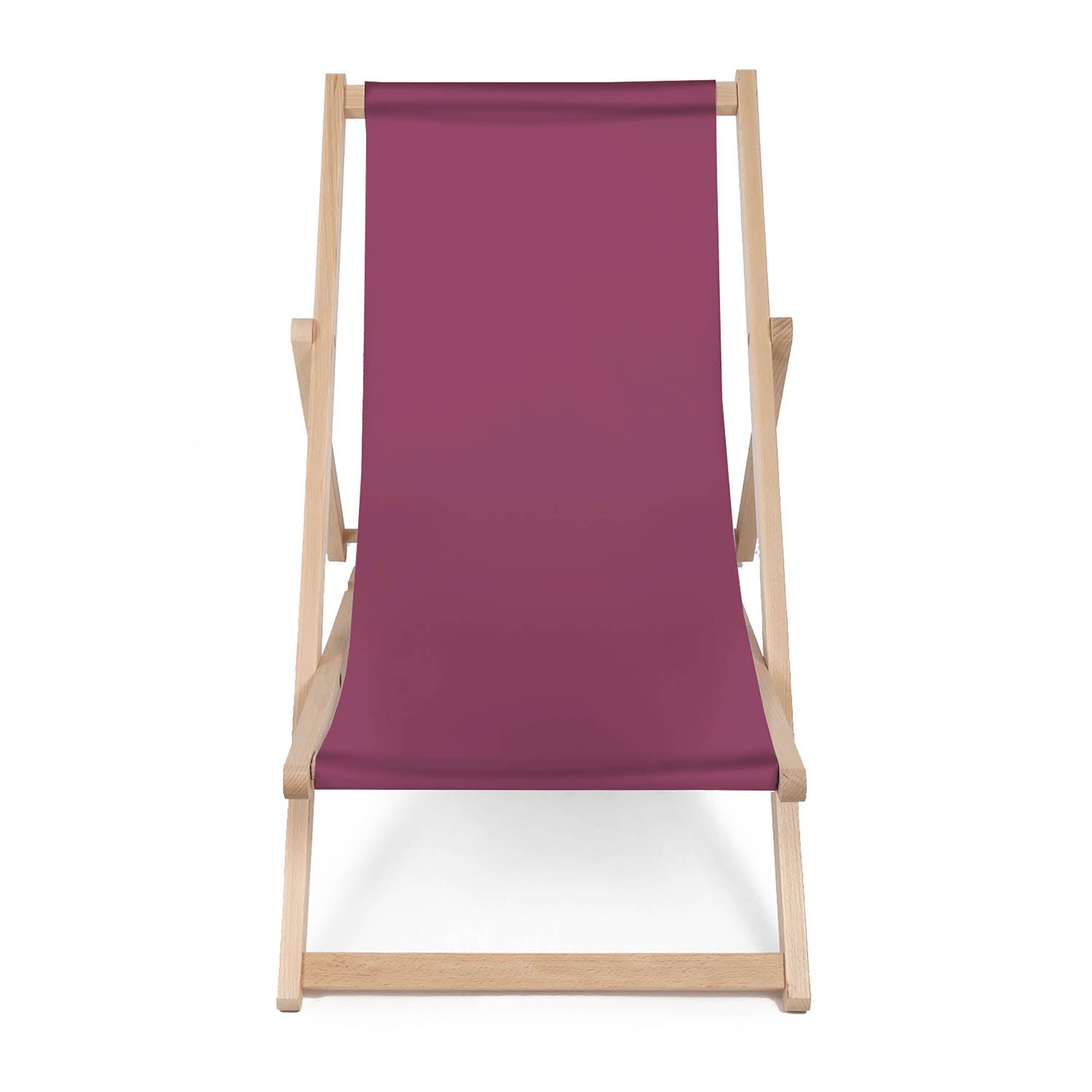 Leżak drewniany Basic-M-BURGUND
