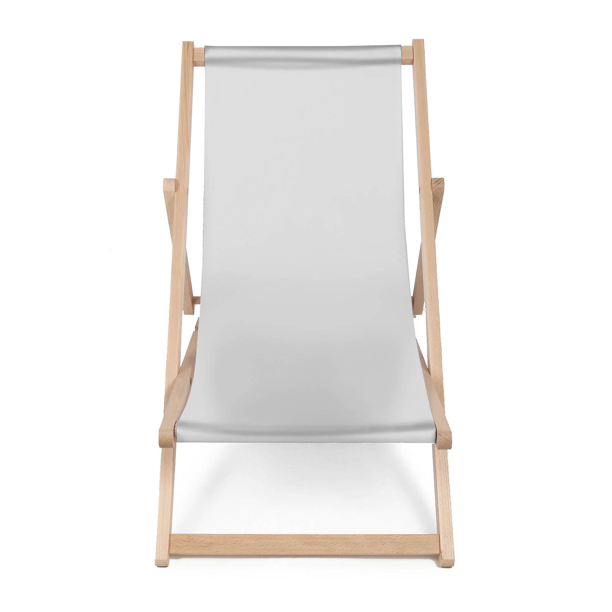 Leżak drewniany Basic-M-PALE GREY