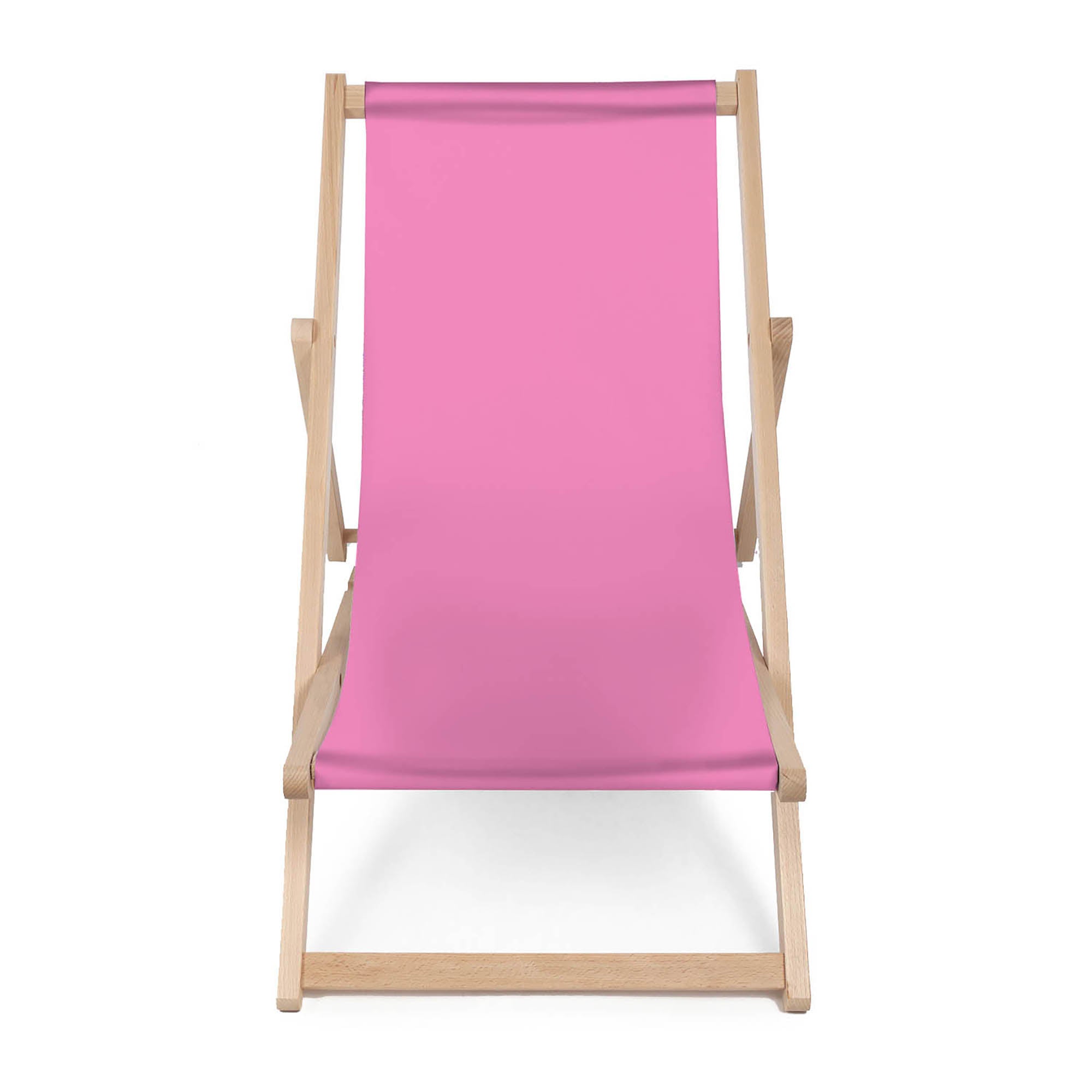 Leżak drewniany Basic-M-PINK