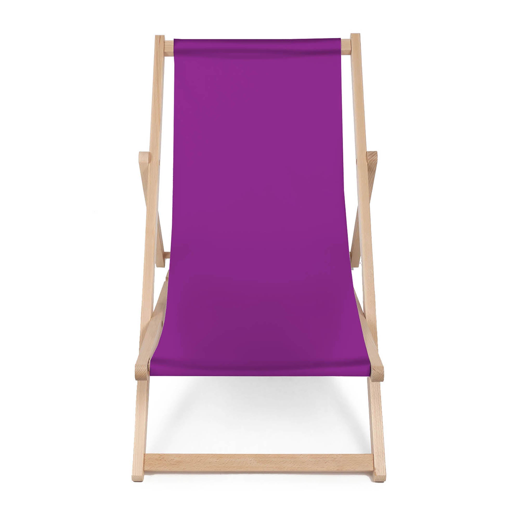 Leżak drewniany Basic-M-PURPLE