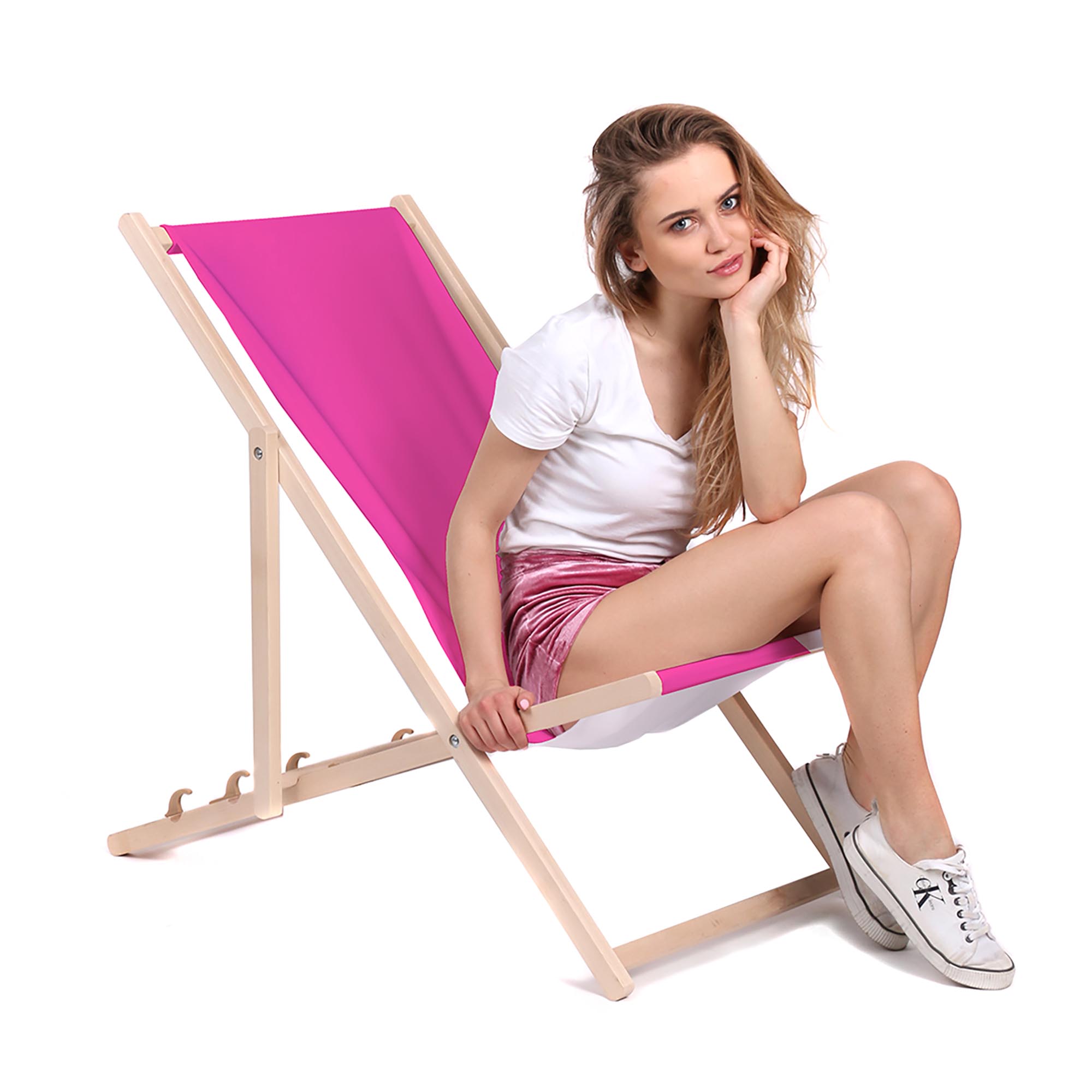Leżak drewniany Basic-M-ROSE