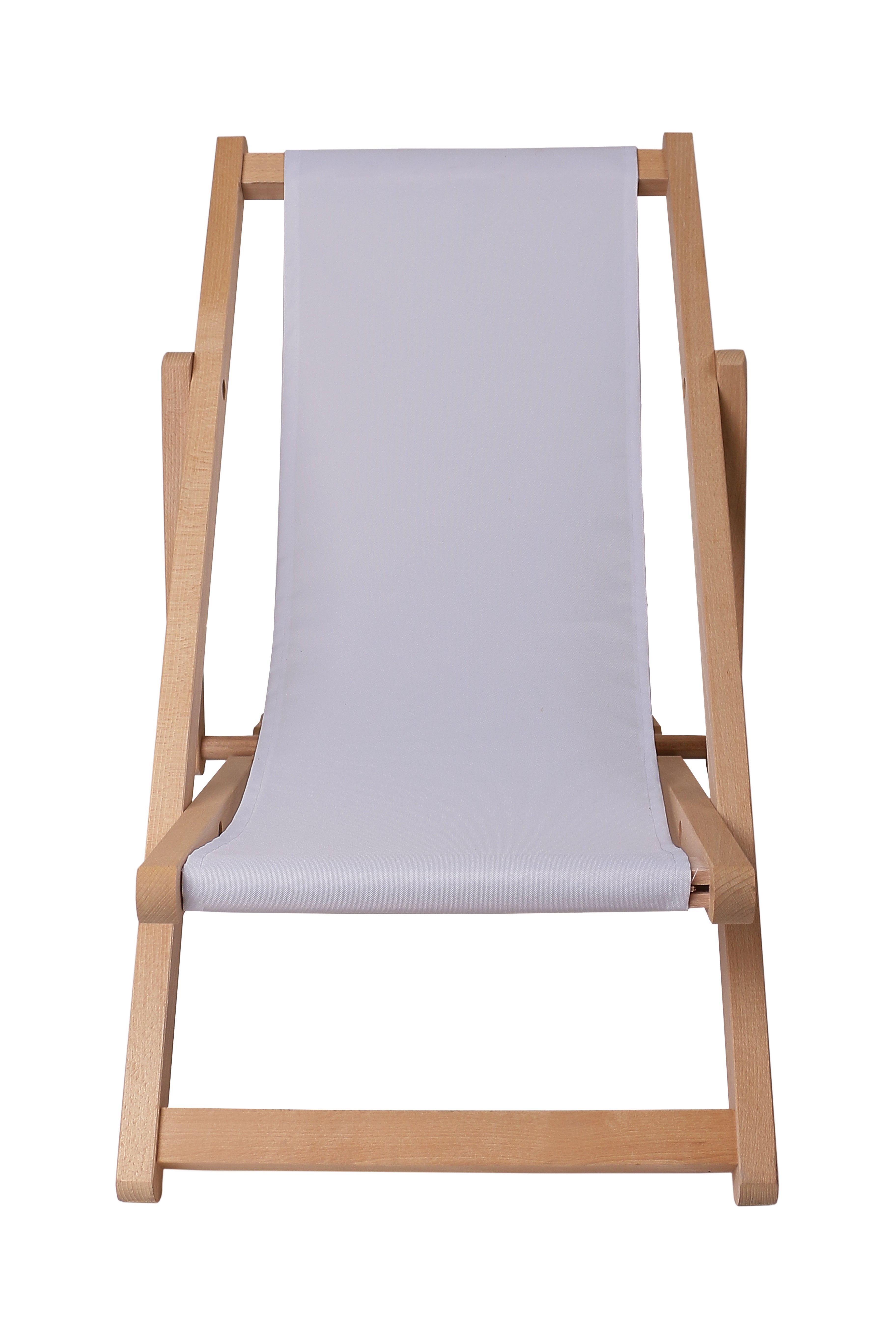 Leżak drewniany Basic-S-PALE GREY