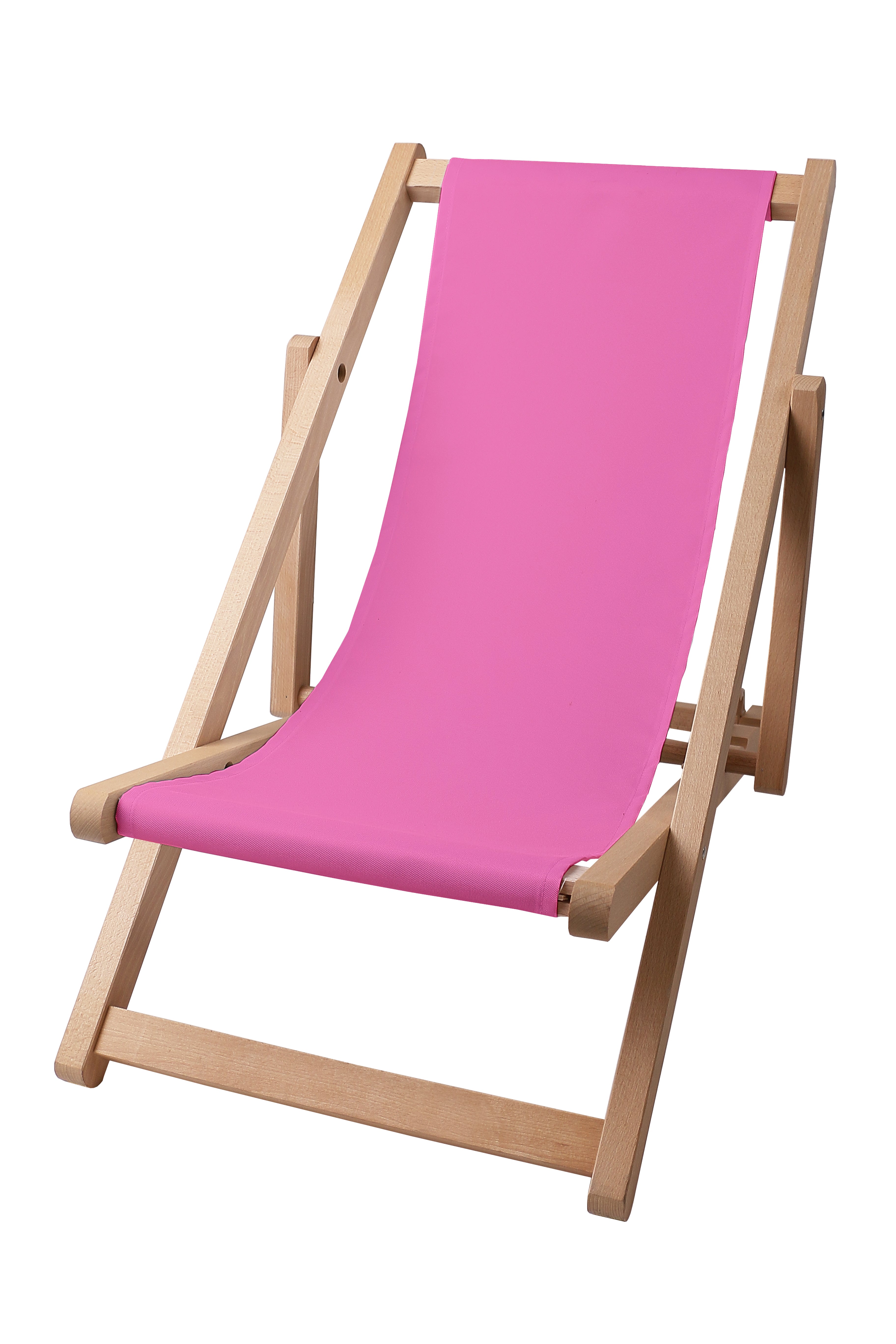 Leżak drewniany Basic-S-PINK