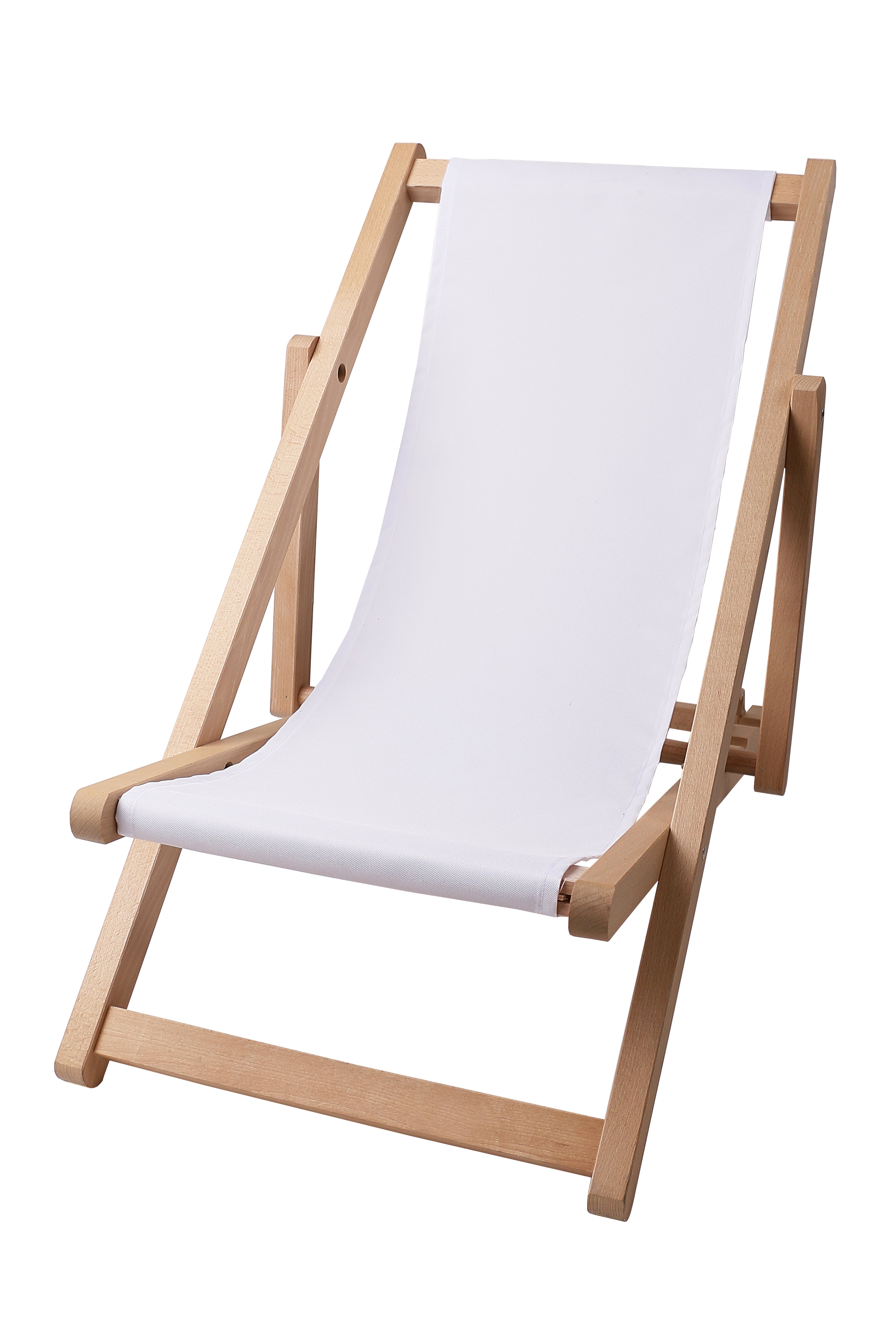 Leżak drewniany Basic-S-WHITE