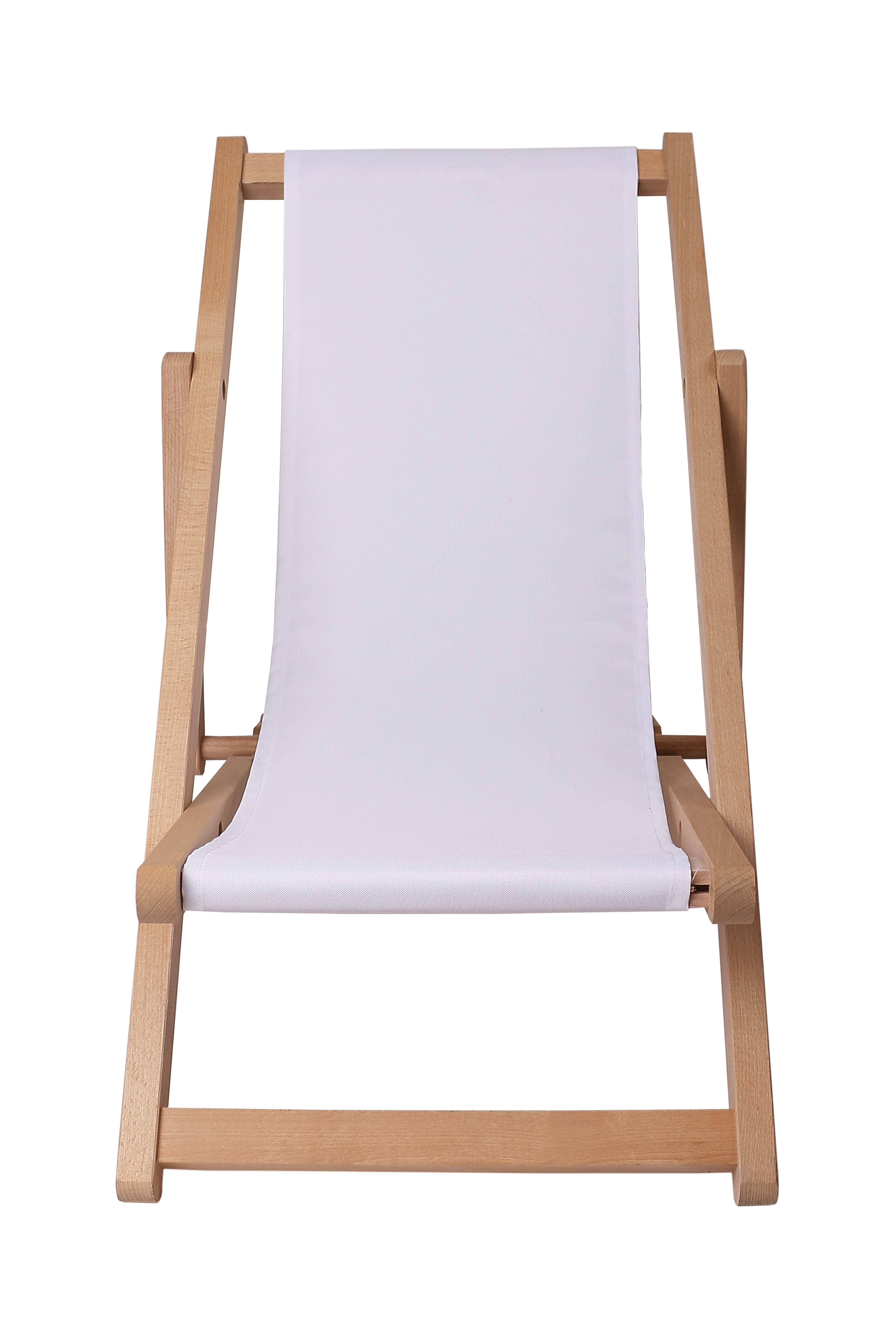 Leżak drewniany Basic-S-WHITE