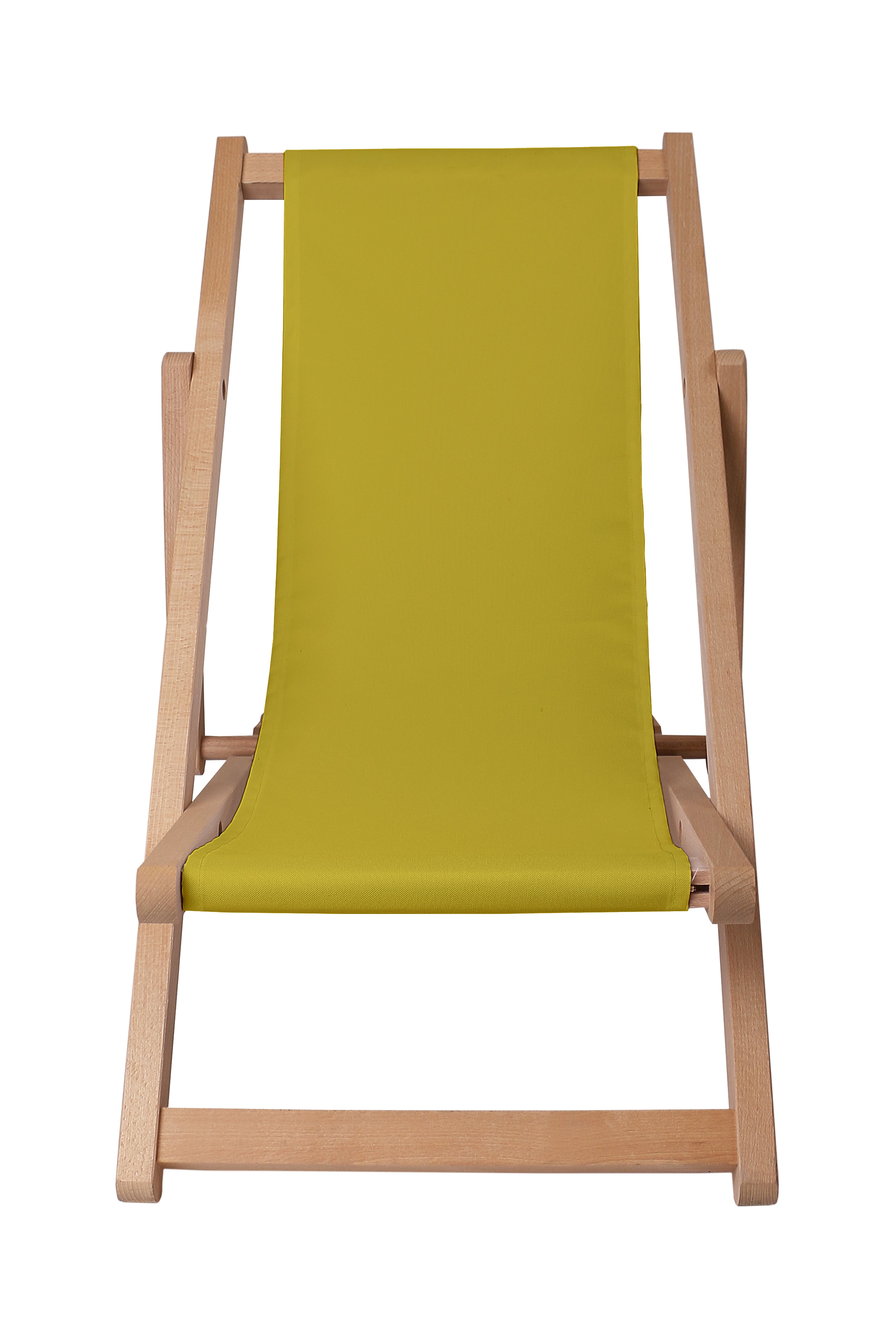 Leżak drewniany Basic-S-YELLOW