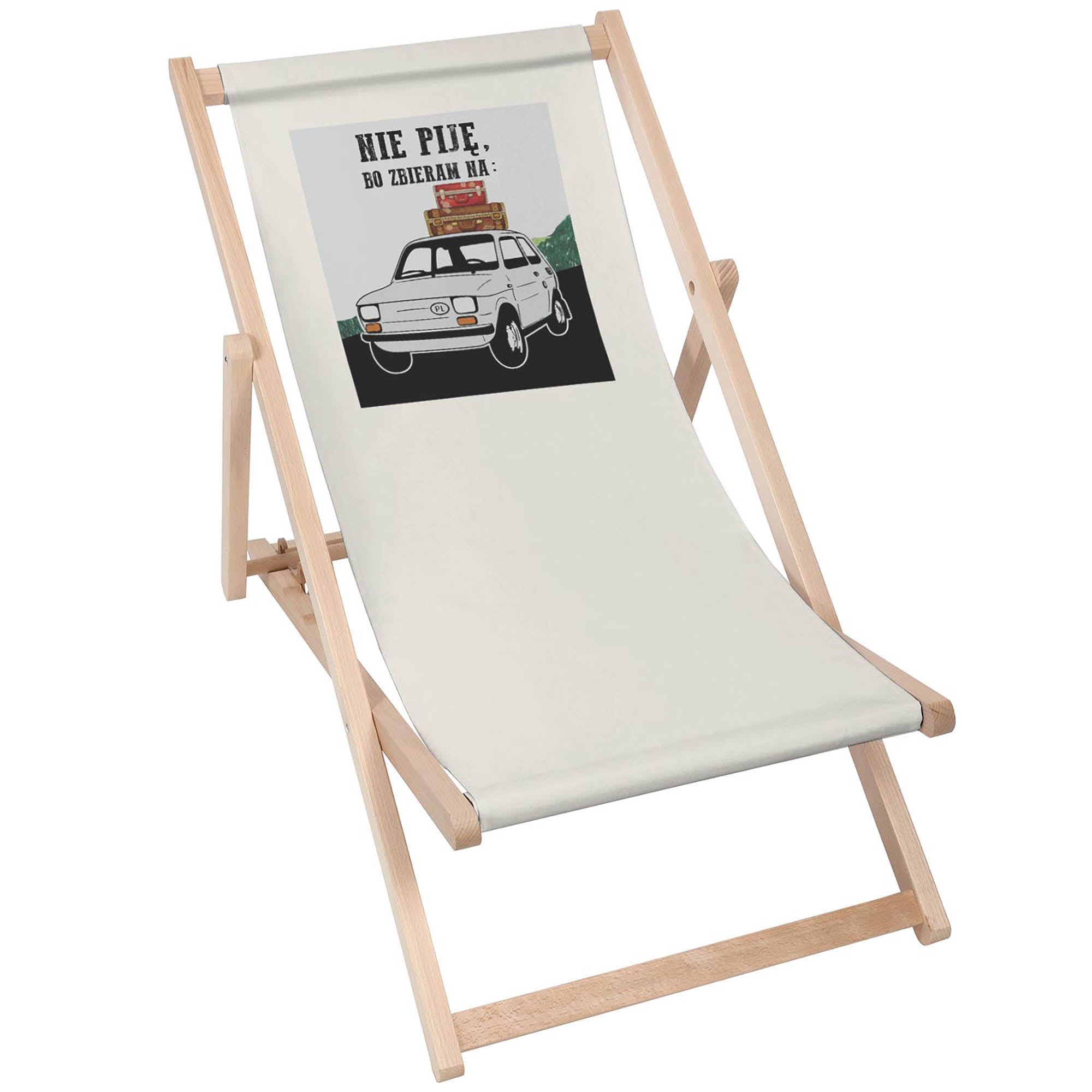 Wooden Deck Chair Saving for Vacation