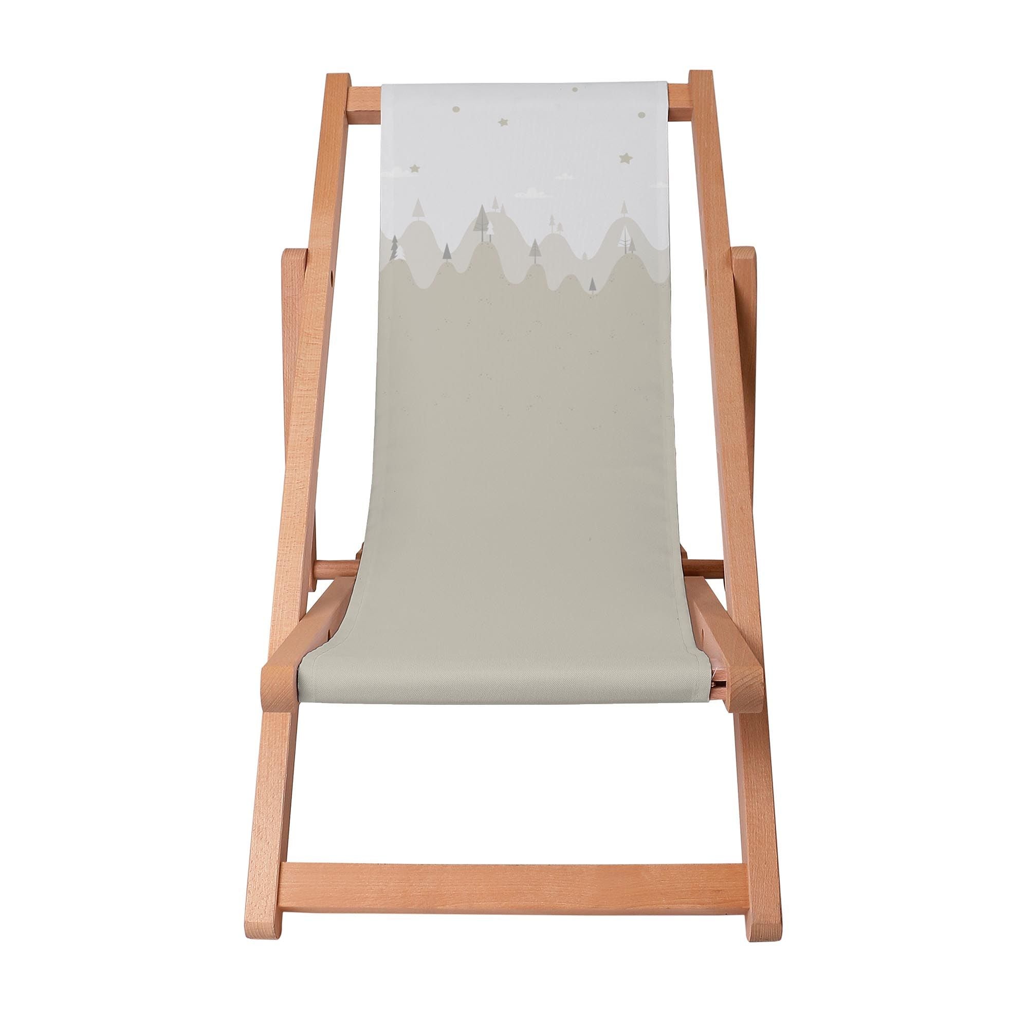Leżak drewniany Beige Forest-S