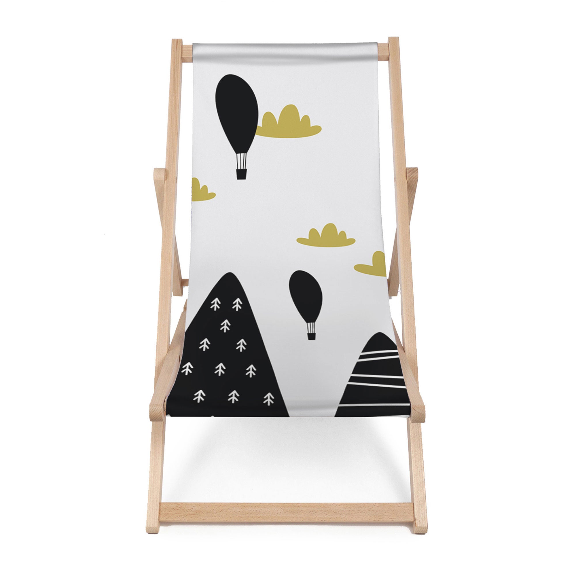 Leżak drewniany Black Balloon-M