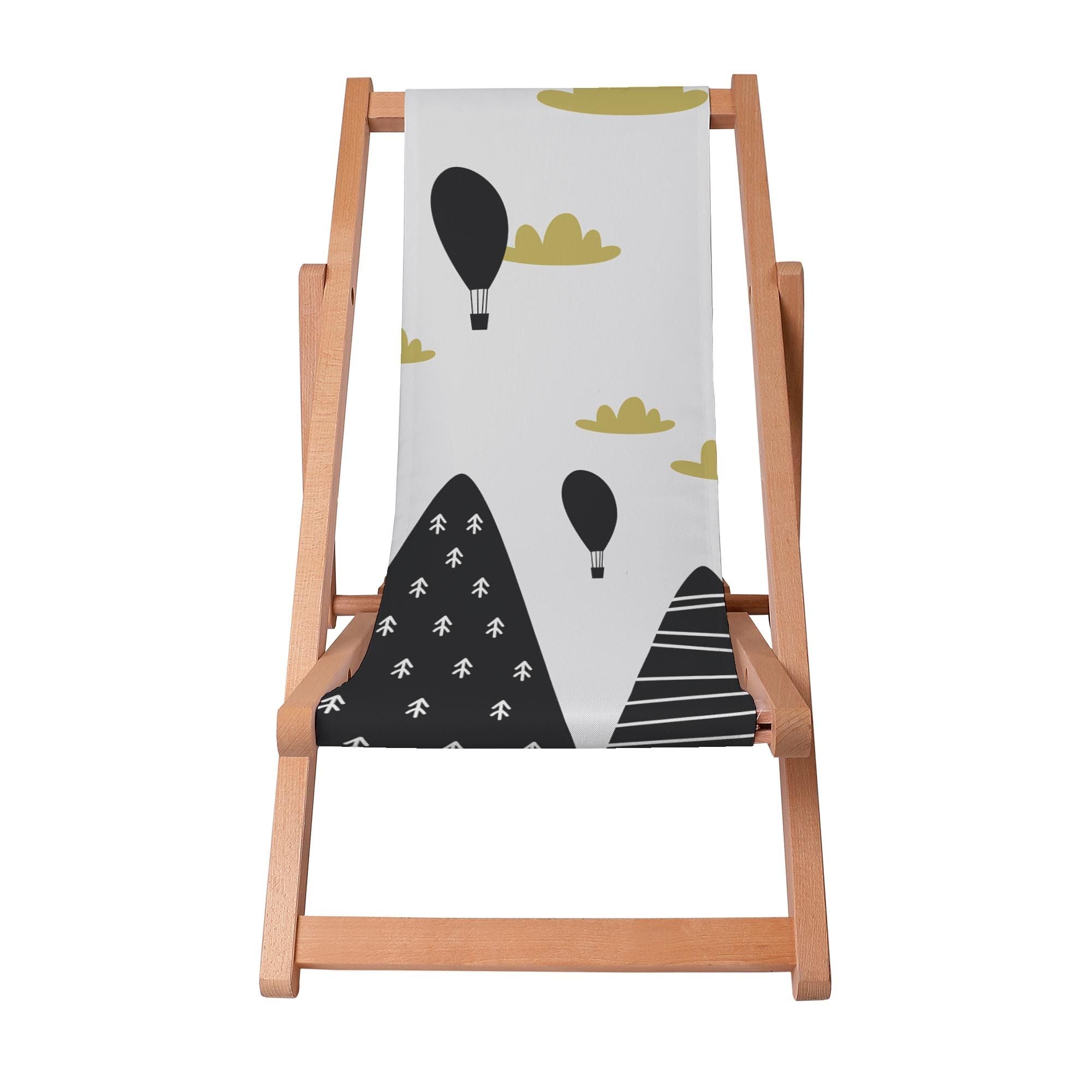 Leżak drewniany Black Balloon-S