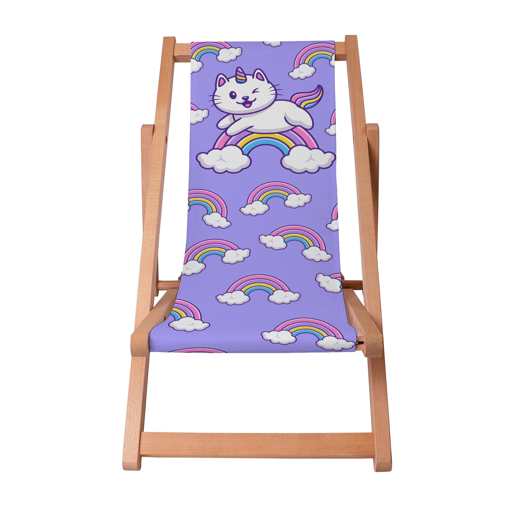 Leżak drewniany Cat Unicorn-S