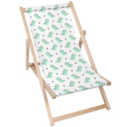 Leżak drewniany Dinosaur and Crown-M