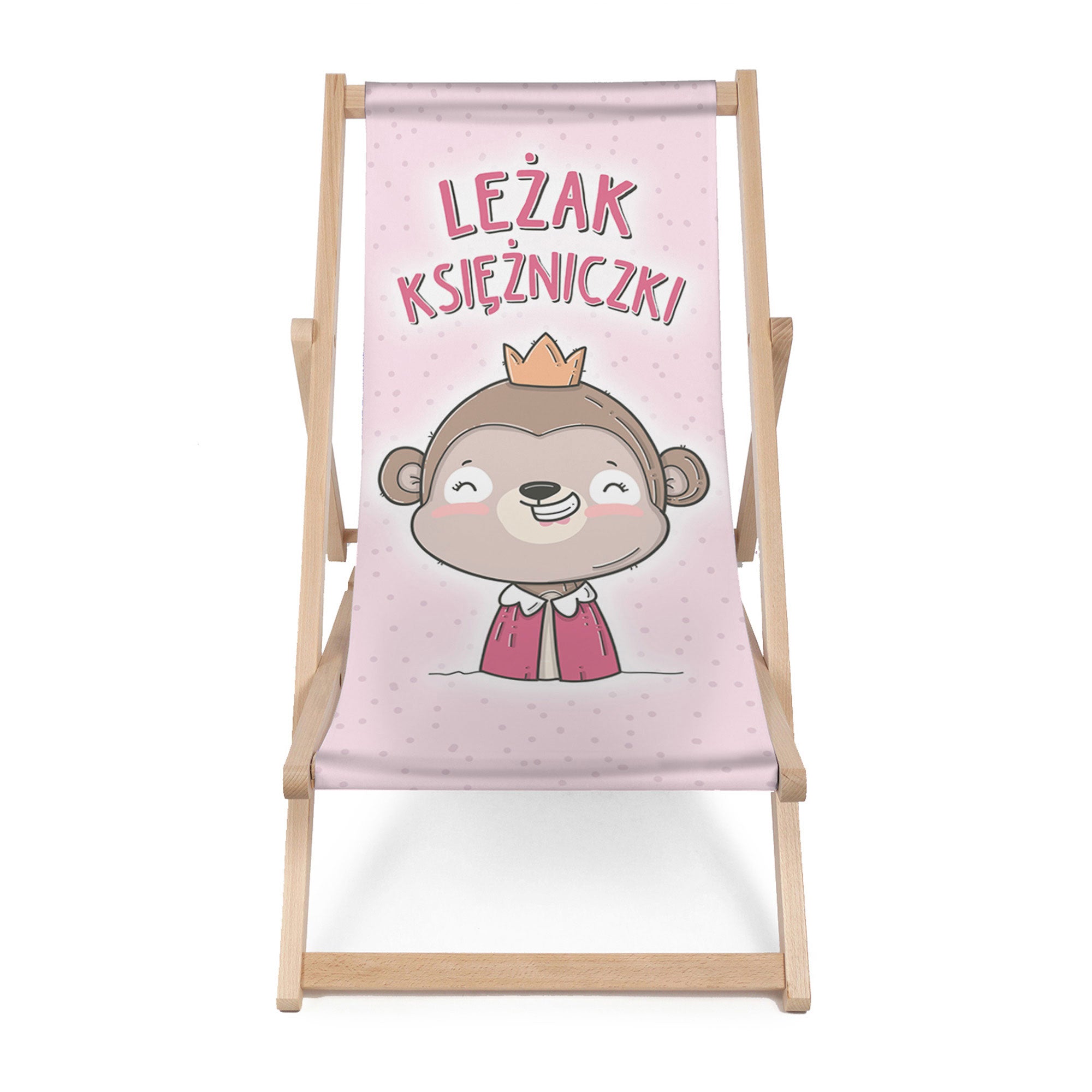 Leżak drewniany dla Księżniczki-M