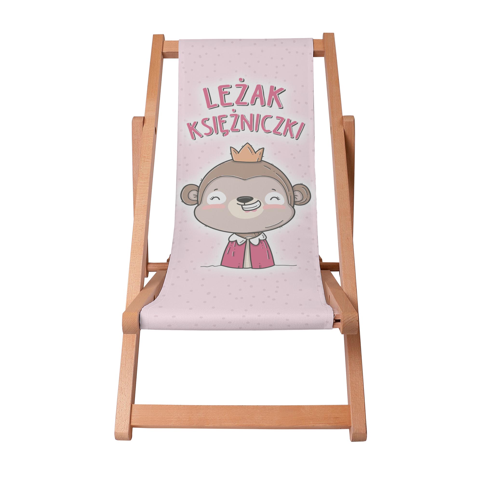 Leżak drewniany dla Księżniczki-S