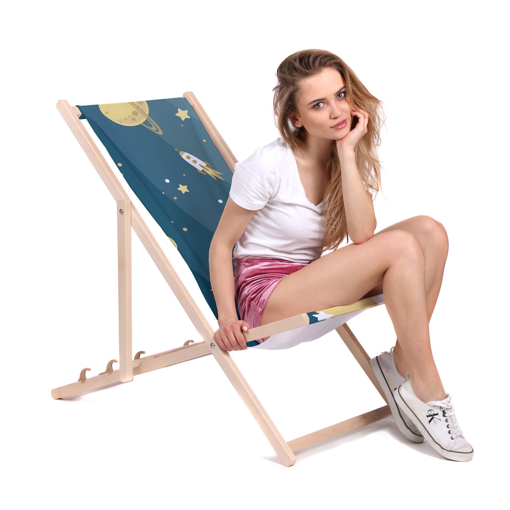 Leżak drewniany Galaxy-M