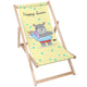 Wooden Deck Chair Happy Swim Boy-M