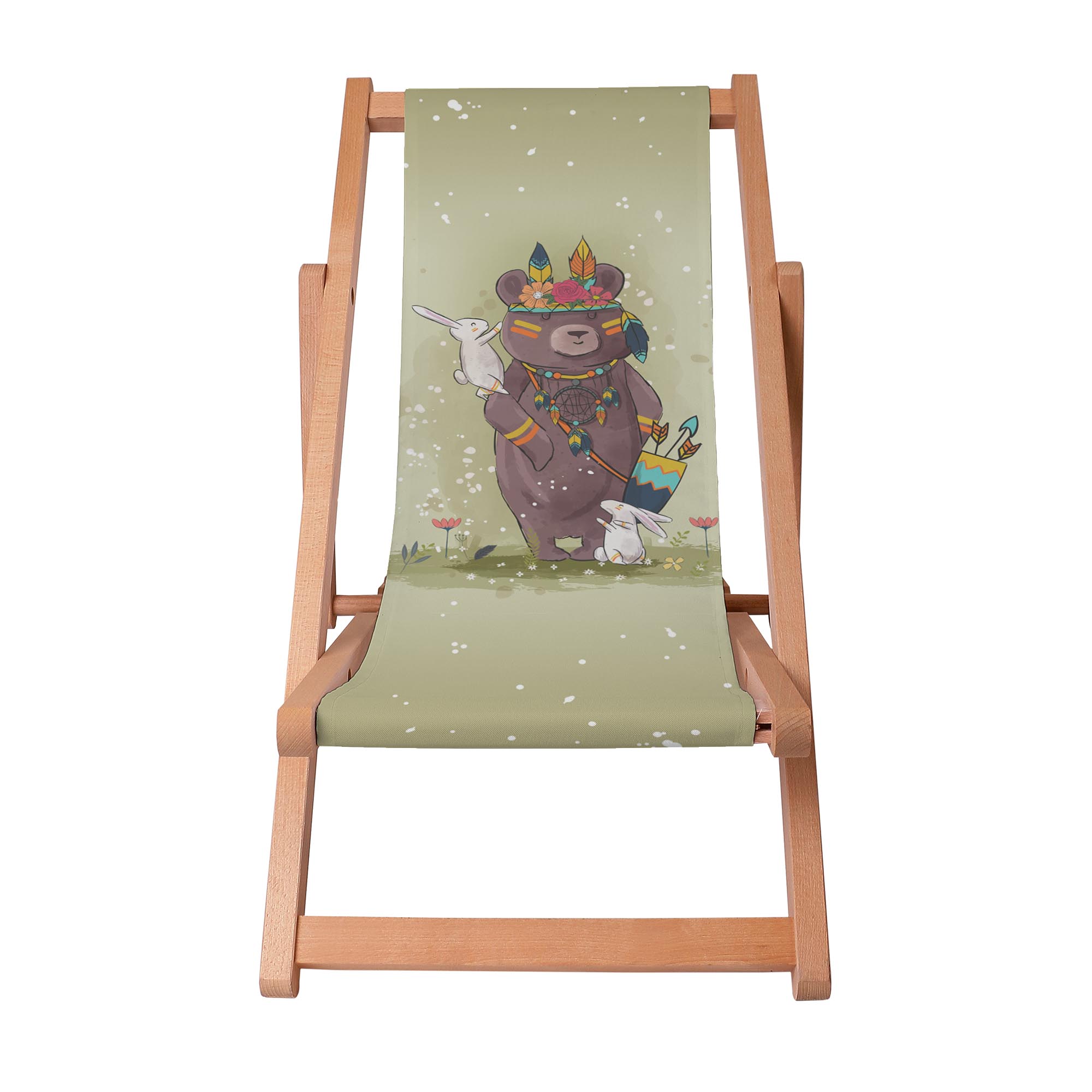 Wooden Deck Chair Little Bear Boho-S