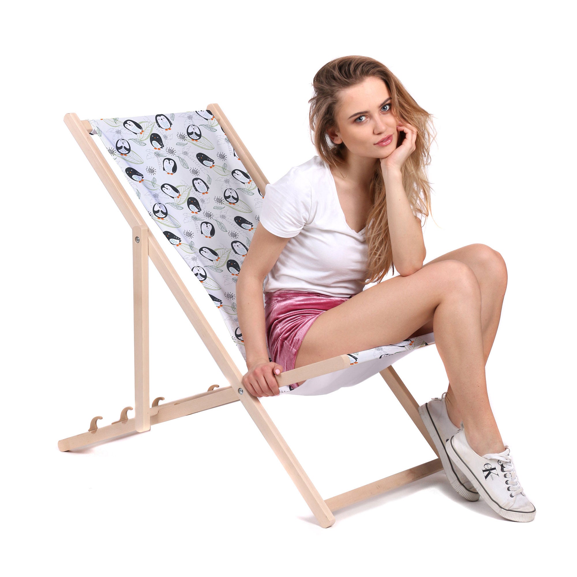 Leżak drewniany Puffin-M