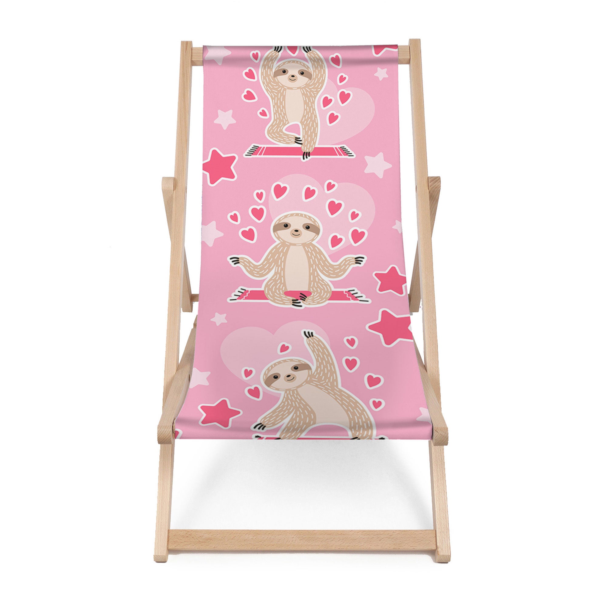 Leżak drewniany Sloth Love-M